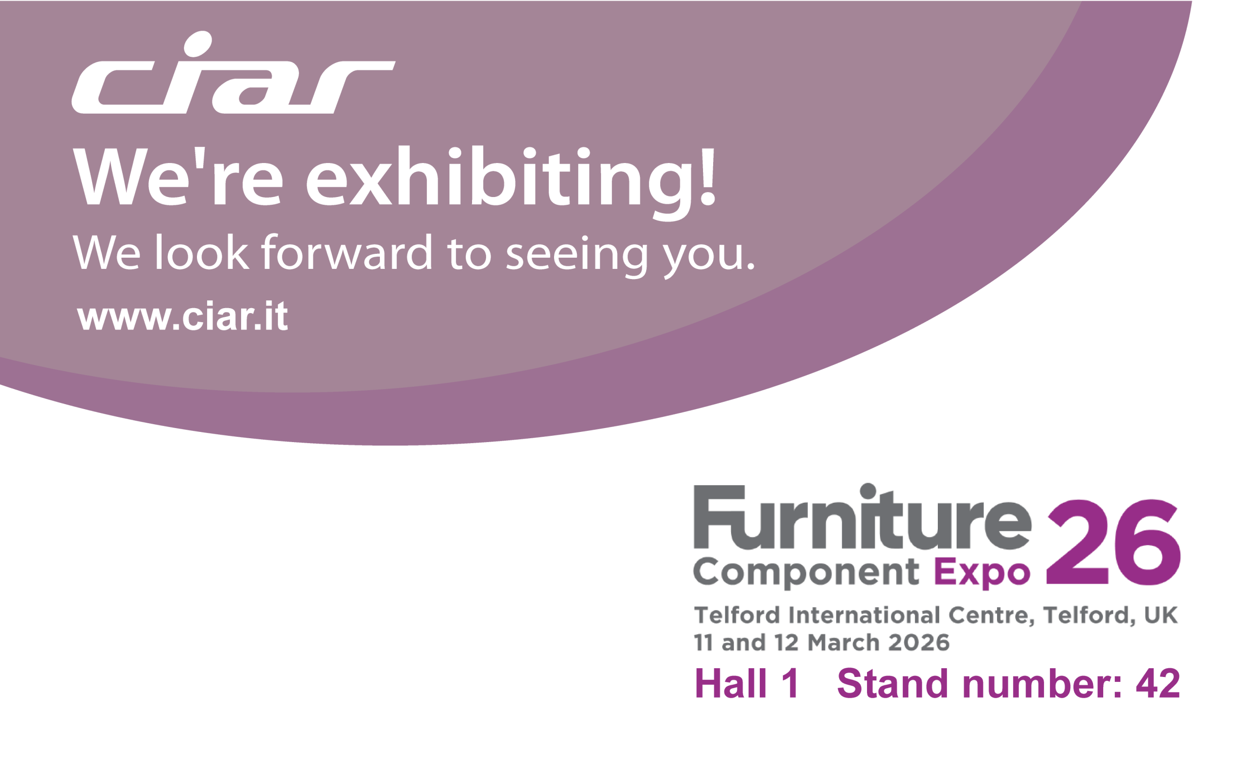 Ciar at Furniture Component Expo 26
